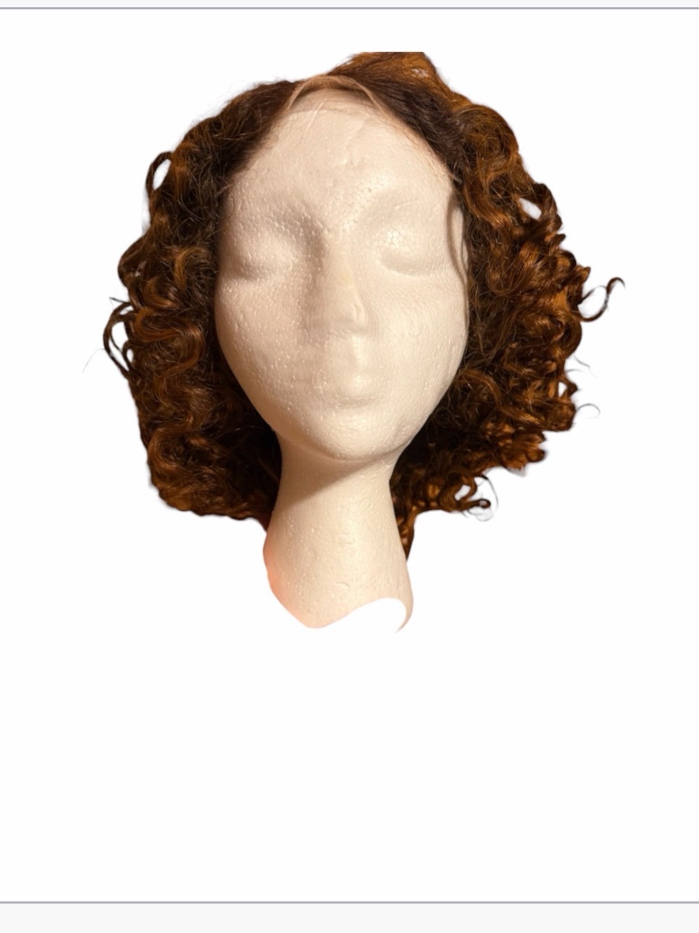 Layered Curly Brown Hairpiece - Soft Natural Volume Luvme one size